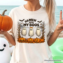 Carregar imagem no visualizador da galeria, Hanging with My Boos Ghost T-Shirt, Funny Halloween Spooky Season Tee