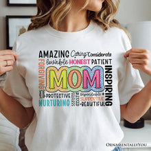 Carregar imagem no visualizador da galeria, Inspirational Mom Life T-Shirt, White Stylish Casual Women's Tee