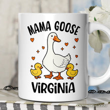 Carregar imagem no visualizador da galeria, Mama Goose Personalized Mug, Mother Gift With Custom Name