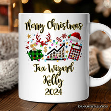 Carregar imagem no visualizador da galeria, Personalized Mug Finance Professional Buffalo Plaid Christmas, Custom Accountant and Financial Advisor Gift