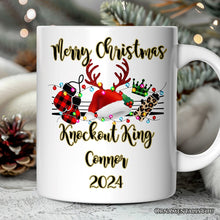 Carregar imagem no visualizador da galeria, Personalized Mug Boxing Buffalo Plaid Christmas, Team and Coaches Gift