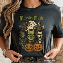 Carregar imagem no visualizador da galeria, Monster Mash Classic T-Shirt, Halloween Monsters Tee for The Spooky Season