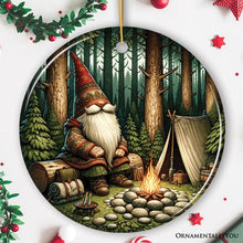 Carregar imagem no visualizador da galeria, Nordic Folk Gnome Forest Elder Ornament, Scandinavian Folklore Camping Tree Decor