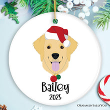 Carregar imagem no visualizador da galeria, Personalized Dog Christmas Ornament