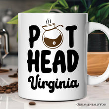 Carregar imagem no visualizador da galeria, Pot Head Personalized Mug, Funny Coffee Lover Gift With Custom Name