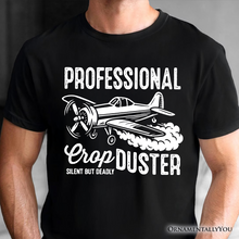 Carregar imagem no visualizador da galeria, Professional Crop Duster Funny T-Shirt, Silent But Deadly Sarcastic Men Tee