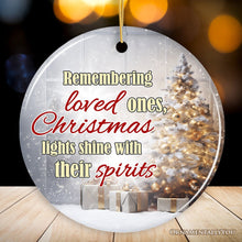 Carregar imagem no visualizador da galeria, Remembering Loved Ones on Christmas Ornament, Winter Elegance Gift