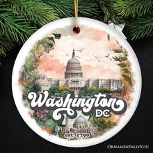 Carregar imagem no visualizador da galeria, Washington DC Vintage Capitol Building Ornament, United States Capital Gift Souvenir