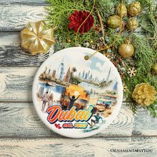 Load image into Gallery viewer, Artistic Dubai Cultural Christmas Ornament, Keepsake Souvenir and Gift