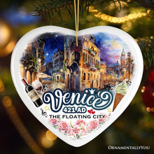 Load image into Gallery viewer, Artistic Venice Unique Cultural Christmas Ornament, Vintage Italy Gift and Keepsake Souvenir