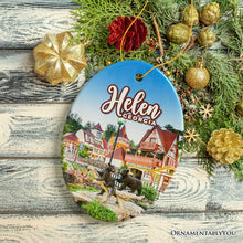 Load image into Gallery viewer, Beautiful Helen Town Georgia Ornament, German-inspired Alpine Village for Christmas Gift