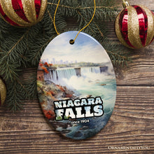 Load image into Gallery viewer, Beautiful Niagara Falls Paradise Ornament, Waterfall and Nature Travel Souvenir