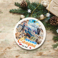 Load image into Gallery viewer, Breathtaking Grand Canyon Handmade Ornament, Vintage Arizona Nature and National Park Souvenir