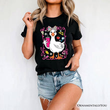 Cargar imagen en el visor de la galería, Coquette Teacher Goose T-Shirt, Funny Classroom Tee for Educators
