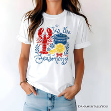 Load image into Gallery viewer, Crawfish Boil Season Summer T-Shirt, Seafood Funny Retro Tee
