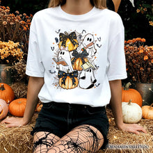Carregar imagem no visualizador da galeria, Cute Ghost Teacher Halloween T-Shirt, Retro Boo Spooky School Tee