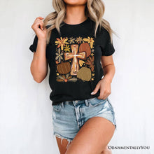 Carregar imagem no visualizador da galeria, Fall Blessings T-Shirt, Autumn Christian Faith Tee