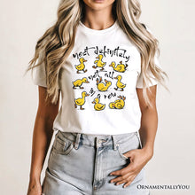 Carregar imagem no visualizador da galeria, Funny Ducks Not All in a Row Sarcastic T-Shirt, Mental Health Motivational Tee