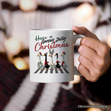Carregar imagem no visualizador da galeria, Goosey Jolly Christmas Personalized Mug, Funny Farm Lover Gift with Custom Name