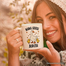 Carregar imagem no visualizador da galeria, Mama Goose Personalized Mug, Mother Gift With Custom Name