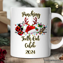 Carregar imagem no visualizador da galeria, Personalized Mug Boxing Buffalo Plaid Christmas, Team and Coaches Gift