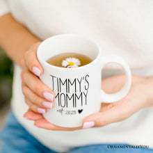 Carregar imagem no visualizador da galeria, New Mom Personalized Mug, Blessed Mommy Gift With Custom Name and Year