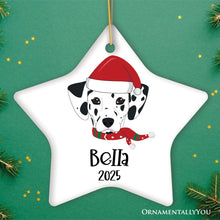 Carregar imagem no visualizador da galeria, Personalized Dog Christmas Ornament
