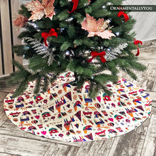 Carregar imagem no visualizador da galeria, Scandinavian Folk Style Christmas Tree Skirt