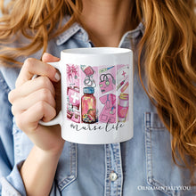 Carregar imagem no visualizador da galeria, Nurse Life Personalized Mug, Coquette Medical Worker Appreciation Gift with Custom Name