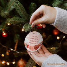 Carregar imagem no visualizador da galeria, A Best Friend Sees You Quote Ornament, Christmas Gift and Appreciation for BFF