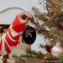 Carregar imagem no visualizador da galeria, Abraham Lincoln Motivational Life Quote Ornament, Inspirational Gift