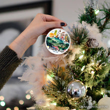 Load image into Gallery viewer, Artistic Puerto Rico Tropical Scenery Ornament, Caribbean Paradise Souvenir Gift