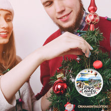 Load image into Gallery viewer, Artistic Scenery Napa County Ceramic Ornament, California Vineyards and Tourist Christmas Souvenir