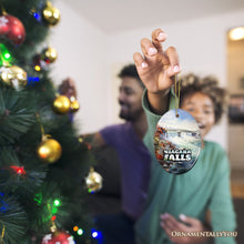 Load image into Gallery viewer, Beautiful Niagara Falls Paradise Ornament, Waterfall and Nature Travel Souvenir