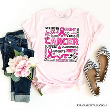 Load image into Gallery viewer, Breast Cancer Awareness Ribbon T-Shirt, In October We Wear Pink Support Tee