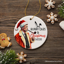 Carregar imagem no visualizador da galeria, Bunny Ears & Christmas Cheers Ornament, Playboy Holiday Humor