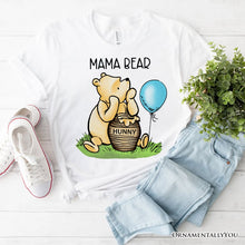 Cargar imagen en el visor de la galería, Charming Mama Bear Cute T-Shirt, Trendy White Tee Mom Gift