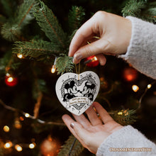 Carregar imagem no visualizador da galeria, Cute Mouse Couple Love Quote Ornament, Classic Steamboat Willie Christmas Gift and Decor