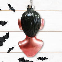 Load image into Gallery viewer, Devil Head Glass Christmas Ornament, Halloween Horror Tree Decoration