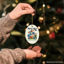 Load image into Gallery viewer, Dirty Hoe Garden Supply Ornament, Retro Gift and Decor for Flirty Gardener