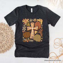 Carregar imagem no visualizador da galeria, Fall Blessings T-Shirt, Autumn Christian Faith Tee