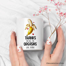 Carregar imagem no visualizador da galeria, Funny Personalized Mug For Boyfriend, Thanks For All The Good Times From Girlfriend Valentine Day Gift With Custom Name