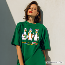 Carregar imagem no visualizador da galeria, Goose Back to School T-Shirt, Cute Teacher Student Classroom Tee