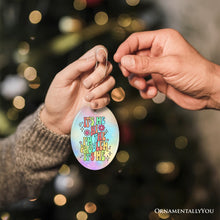 Carregar imagem no visualizador da galeria, It's Me I'm The Problem Rainbow Lyric Ornament, Christmas Gift for Pop Song Lovers
