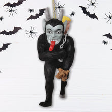 Carregar imagem no visualizador da galeria, Krampus Creepy Halloween Ornament, Horror Christmas Tree Resin Decoration