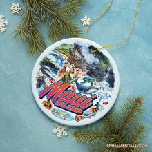 Carregar imagem no visualizador da galeria, Majestic Maui Island Christmas Ornament, Hawaiian Tropical Paradise Gift and Travel Souvenir