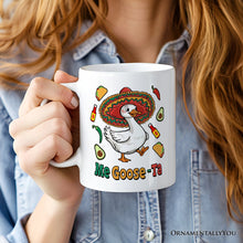 Carregar imagem no visualizador da galeria, Me Goose-Ta Personalized Mug, Mexican Sombrero Goose Gift With Custom Name