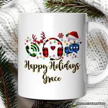 Carregar imagem no visualizador da galeria, Personalized Mug Customer Service Representative Buffalo Plaid Christmas Gift