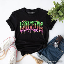 Carregar imagem no visualizador da galeria, Mombie Halloween T-Shirt, Funny Tee for Spooky Moms