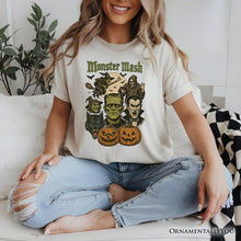 Carregar imagem no visualizador da galeria, Monster Mash Classic T-Shirt, Halloween Monsters Tee for The Spooky Season